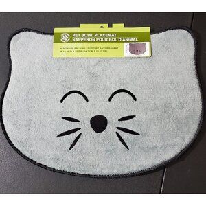 Pet Bowl Placemat - Gray Non Slip